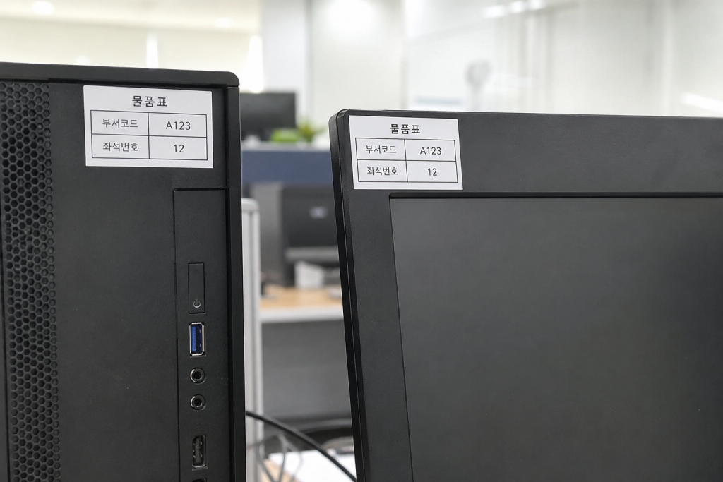 물품표를 관리하여 이사를 진행하는 영구이사