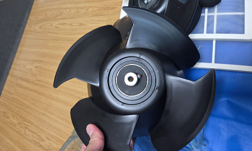 팬모터 오염 청소 후 사진