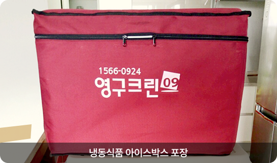 냉동식품 아이스박스 포장