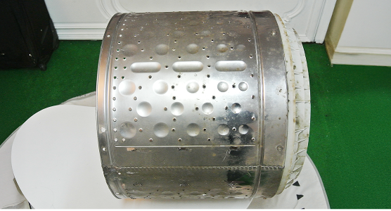 드럼통 오염 청소 전 사진