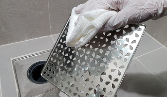 욕실 공간 청소 후